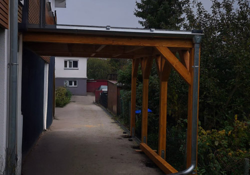 Carports fuer minimalen Platz