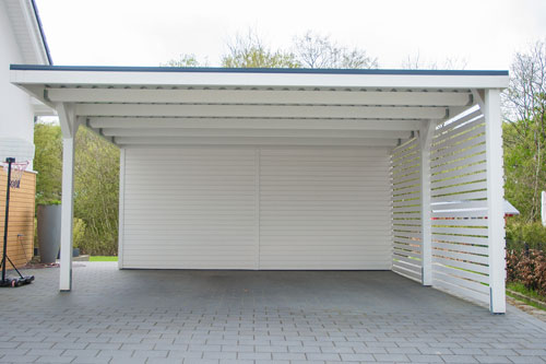 Richtige Abdichtung Carport Dach