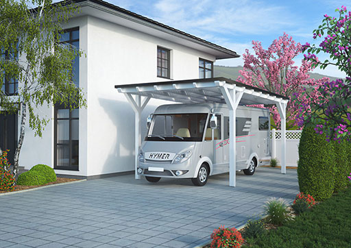 Überdachung von Carport für Wohnmobil umwandeln