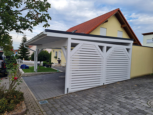 Carport Wintergarten verbinden